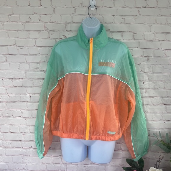 Fabletics Payton woven nylon semi sheer jacket size large - Picture 2 of 9